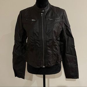 Faux Leather Jacket